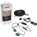 Shure SE215SPE-B-BT1 BLUE SE215 EARPHONE W/RMCE-BT1