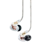 Shure SE535-CL, Sound Isolating Triple Driver Earphone with Detachable Cable (Clear)