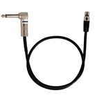 Shure WA304, 2' Instrument Cable, 4-Pin Mini Connector TA4F with Right-Angle 1/4" Connector