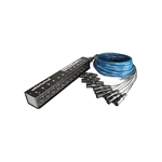 Whirlwind MS-12-M-NR-100, Snake - 12 XLR inputs, no returns, 100'
