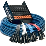 Whirlwind MS-24-8-XL-100, Snake - 24 XLR inputs, 8 XLR returns, 100'