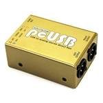 Whirlwind PCUSB, Direct Box - USB-B input, stereo XLR balanced output