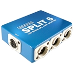 Whirlwind SPLIT 6, Splitter - Line level, 1 XLRF in, 6 XLRM parallel outs