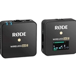 Rode Microphones Wireless GO II - Single, A Single WIGO II Transmitter along with the Dual WIGO II Receiver