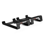 Gator Cases GFW-SPKSTMNDSK-WDG, Pair of Angled Wedge Stands for Desktop speakers