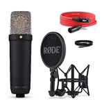 Rode Microphones NT1 5th Generation, Hybrid Studio Condenser Microphone, Black