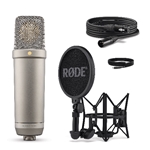 Rode Microphones NT1 5th Generation Hybrid Studio Condenser Microphone, Silver