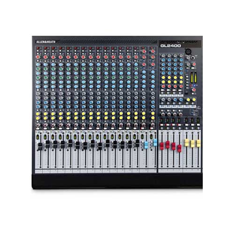 SE Systems - Allen & Heath GL2400-16, 16 mic/line + 2 stereo mixer