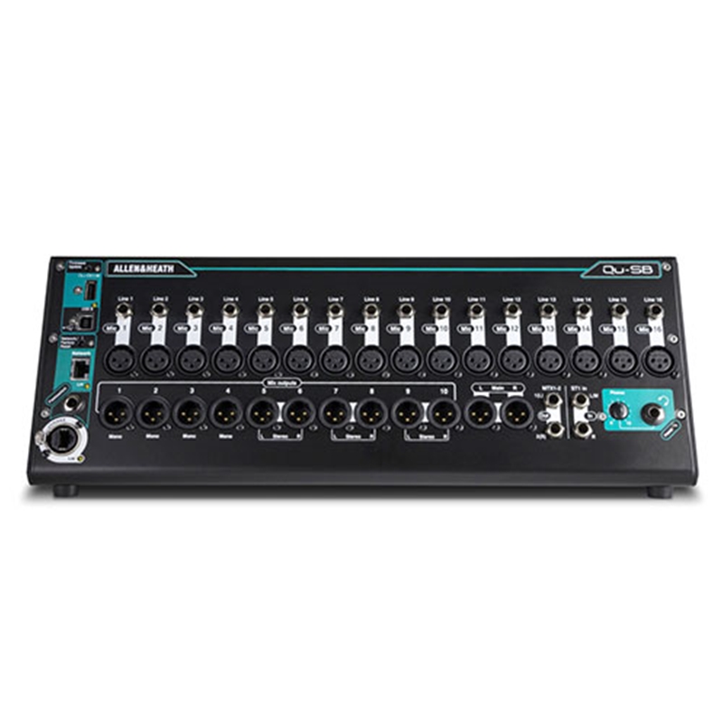 32 Channel Rack SE Systems - Allen & Heath QU-SB, 32 channel rack mount digital mixer ...