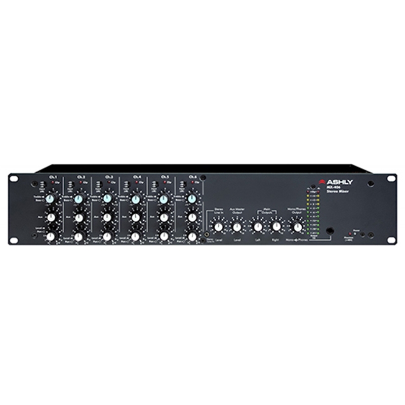 SE Systems Ashly MX406, Analog Mixer 6 Input Mic/Line with EQ, 2U