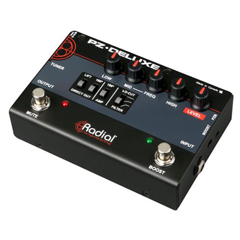 SE Systems Radial PZDeluxe, Acoustic instrument preamp w/parametric