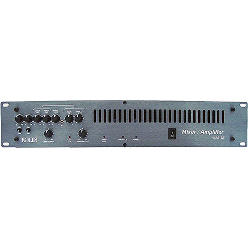 SE Systems Rolls MA2152, Stereo 100 Watt Mixer/Amplifier 2U