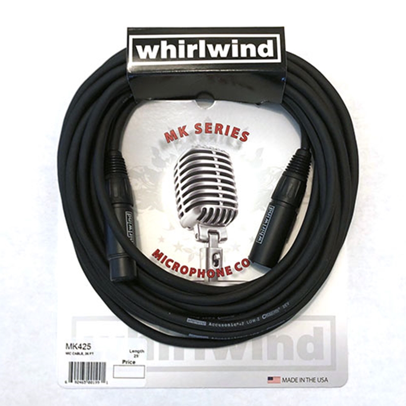 Cable Microfono Xlr Whirlwind Mic25 - 7,5 Metros