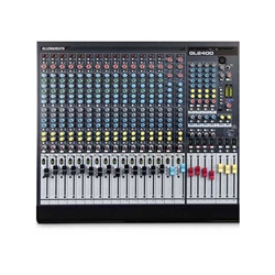 Allen & Heath GL2400-16, 16 mic/line + 2 stereo mixer, 6 aux sends, 4 band dual swept mid EQ,
