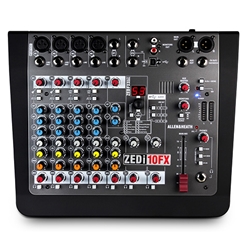 Allen & Heath ZEDI10FX, 4 Mic/Line 2 with Active DI, 2 Stereo Inputs, 4 channel 24/96kHz USB interface,