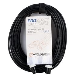 American DJ AC3PDMX50PRO, 50 FOOT, 3 PIN, PRO, DMX CABLE. PVC JACK