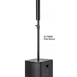 Ashly ISPM6B, IS-PM6B 6' Speaker Pole for IS Column & SP Sub