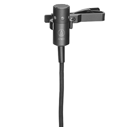 Audio-Technica AT831CT4, cardioid condenser lavalier microphone with  TA4F-type connector for Shure wireless