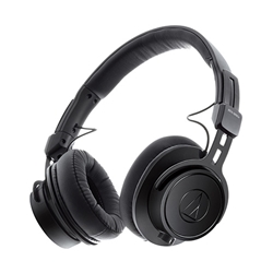 Audio-Technica ATH-M60X, Closed-back dynamic monitor headphones, detachable cables, black