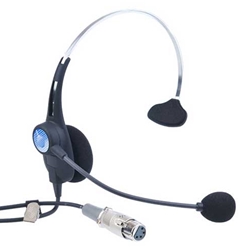 Clear-Com CC-26K-X4, Headset: Single ear, Light weight, XLR (F) 4 Pin  with Dynamic Mic