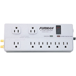 Furman PST-2+6, 15A AC Strip 8 Outlets, Plastic Chassis