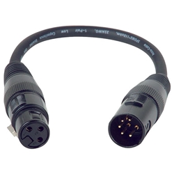 American DJ AC5PM3PFM, 5 PIN MALE XLR TO 3 PIN