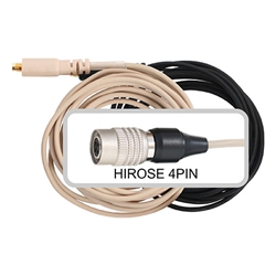 Galaxy Audio CBL3ATBG, w/HIROSE 4 pin wired for most AT systems, Beige