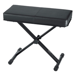 Gator Cases GFW-KEY-BNCH-1, Frameworks standard black keyboard bench with deluxe seat