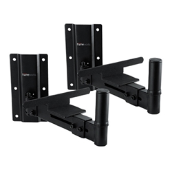 Gator Cases GFW-SPK-WM100, Frameworks Adjustable Wall Mountable Speaker Stands, Pair