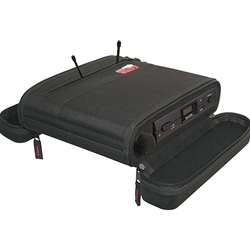 Gator Cases GM-1WEVAA, EVA Foam Case for A Single Wireless Mic System; half rack