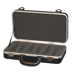 Gator Cases GM-6-PE, ATA Molded 6 Slot Microphone Briefcase