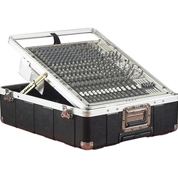 Gator Cases G-MIX-12 PU, ATA Molded Pop-Up Mixer Case w/ Wheels; 12U; 6.5" Deep