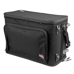 Gator Cases GR-RACKBAG-3UW, 3U Lightweight rolling rack bag with retractable tow handle