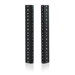 Gator Cases GRW-RACKRAIL-06U, Gator Rackworks Rack Rail Set; 6U Tapped 10-32