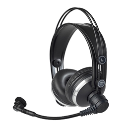 AKG HSD171, Prof. closed-back headsets with dynamic mic for broadcast and recording use.