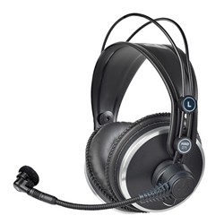AKG HSD271, Prof. closed-back headphones with dynamic mic for broadcast and recording use.