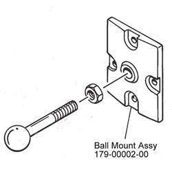 JBL 179-00002-00 CONTROL 25/28 Black Invisiball Assembly