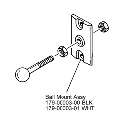 JBL 179-00003-00 CONTROL 23 Black Invisiball Assembly