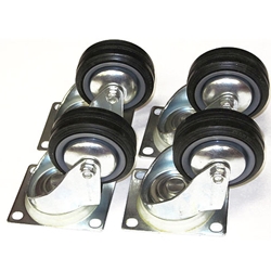 JBL WK-4S, Wheel Kit for SRX718S/VRX918S/VRX918S.  4 x Swivel Casters