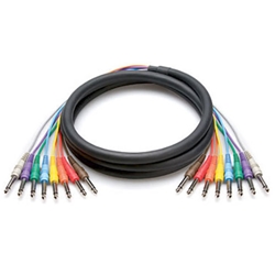Hosa CPP-804, Unbalanced Snake, 1/4 in TS to Same, 4 m
