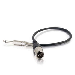 Cables2Go 40034, 3ft PRO-AUDIO XLR MALE TO 1/4 MALE CBL