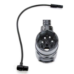 Littlite 12XR-4-LED, LED, 12" Gooseneck, 4-PIN, Right Angle XLR Connector