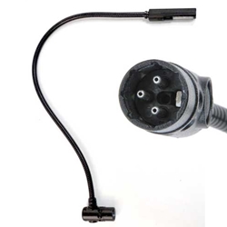 Littlite 12XR-LED, LED, 12" Gooseneck, 3-PIN, Right Angle XLR Connector