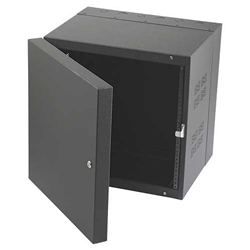 Atlas Sound 312-12, 19 inch Wide Opening Stand-Alone Wall Cabinet with Adjustable Rails 12 RU