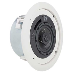 Atlas Sound FAP42TC, 4" Shallow Mount Coaxial In-Ceiling Speaker with 16-Watt 70/100V Transformer
