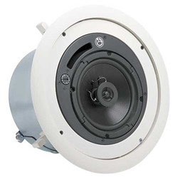 Atlas Sound FAP62T, 6" Coaxial In-Ceiling Speaker with 32-Watt 70/100V Transformer and Ported Enclosure