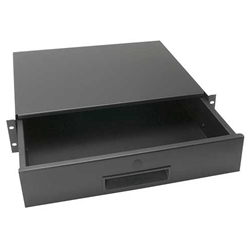 Atlas Sound SD2-14, Storage Drawer - Recessed 2RU w/ 14 inch Extension