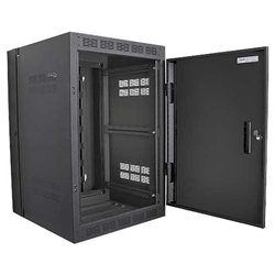 Atlas Sound WMA16-23, 16RU High Strength Wall Cabinet with Adjustable Rails, 23.5 inch Deep