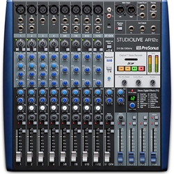 PreSonus StudioLive AR12c, 14-Channel USB-C Hybrid Digital/Analog Mixer