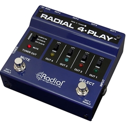 Radial 4-Play, DI box with 4 balanced outputs